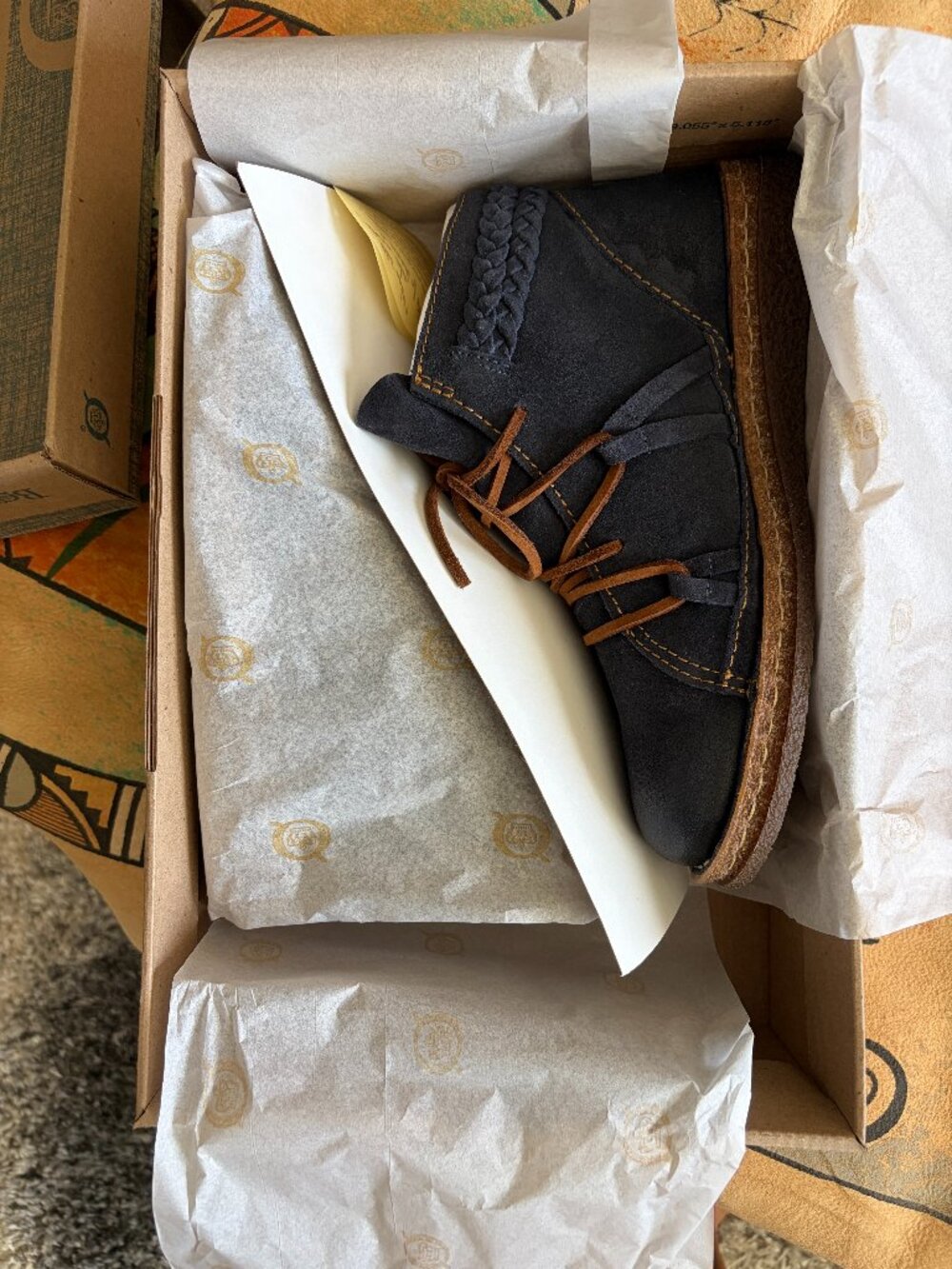 Born Short Boots Navy NWT Size 9 1/2